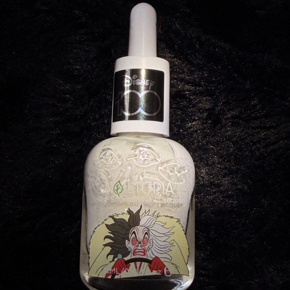 Disney 100 x Nailtopia Cruella De Vil Nail Polish – Bio-Sourced Lacquer – NEW